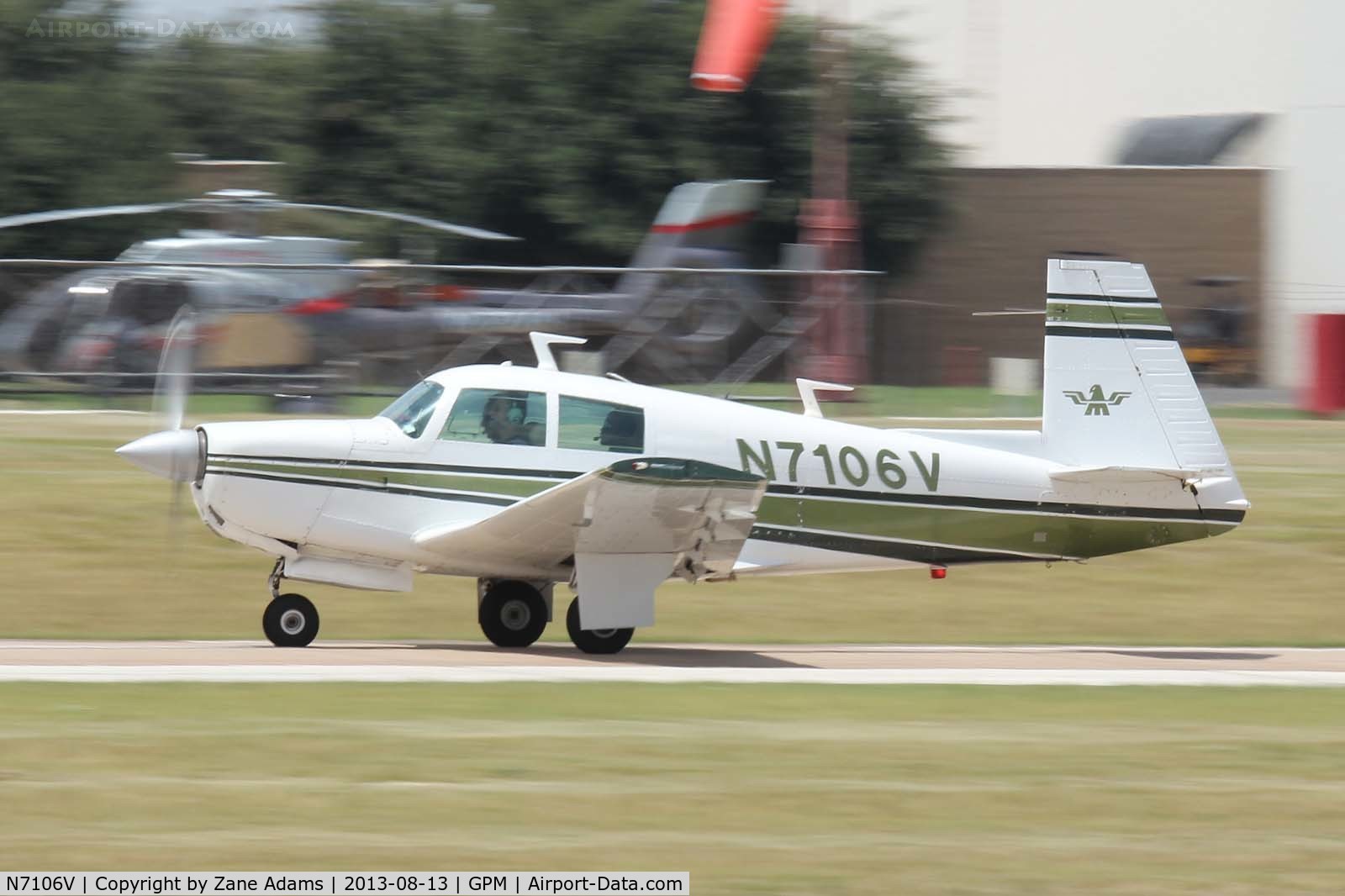 N7106V, 1974 Mooney M20E C/N 21-0040, At Grand Prairie Municipal