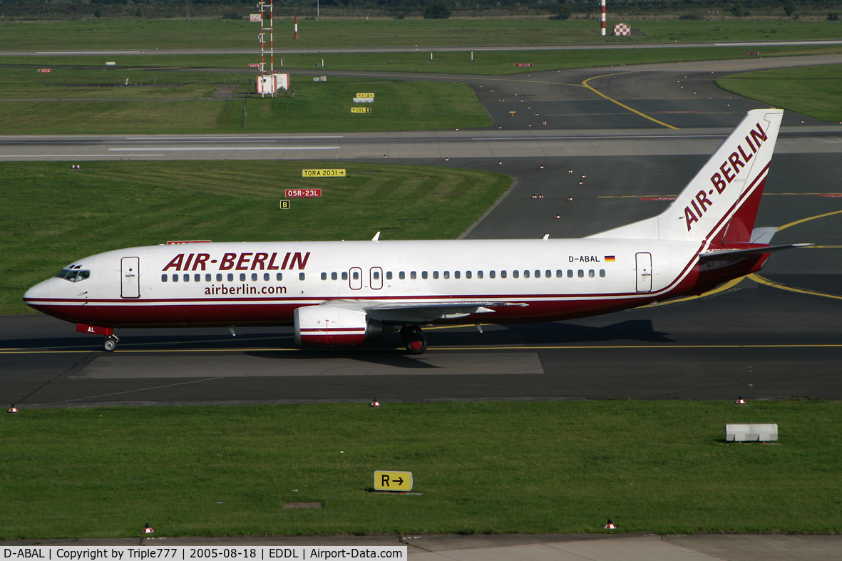 D-ABAL, 1996 Boeing 737-46J C/N 28334, Air Berlin