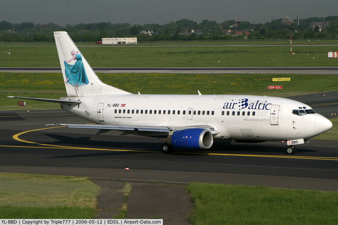 YL-BBD, 1999 Boeing 737-53S C/N 29075, Air Baltic