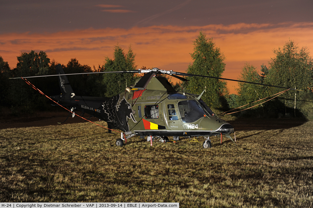 H-24, Agusta A-109BA C/N 0324, Belgium Air Force Agusta A109