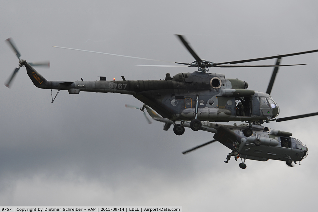 9767, Mil Mi-171Sh Hip C/N 59489619767, Czech Air Force Mil Mi17