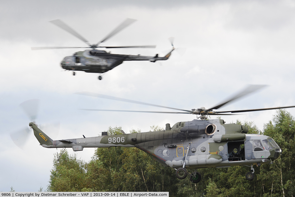 9806, Mil Mi-171Sh Hip C/N 59489619806, Czech Air Force Mil Mi17