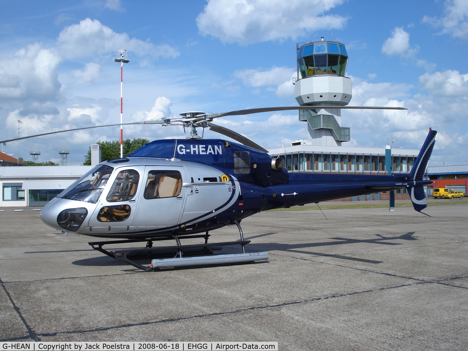 G-HEAN, 2007 Eurocopter AS-355NP Ecureuil 2 C/N 5747, at ramp GRQ