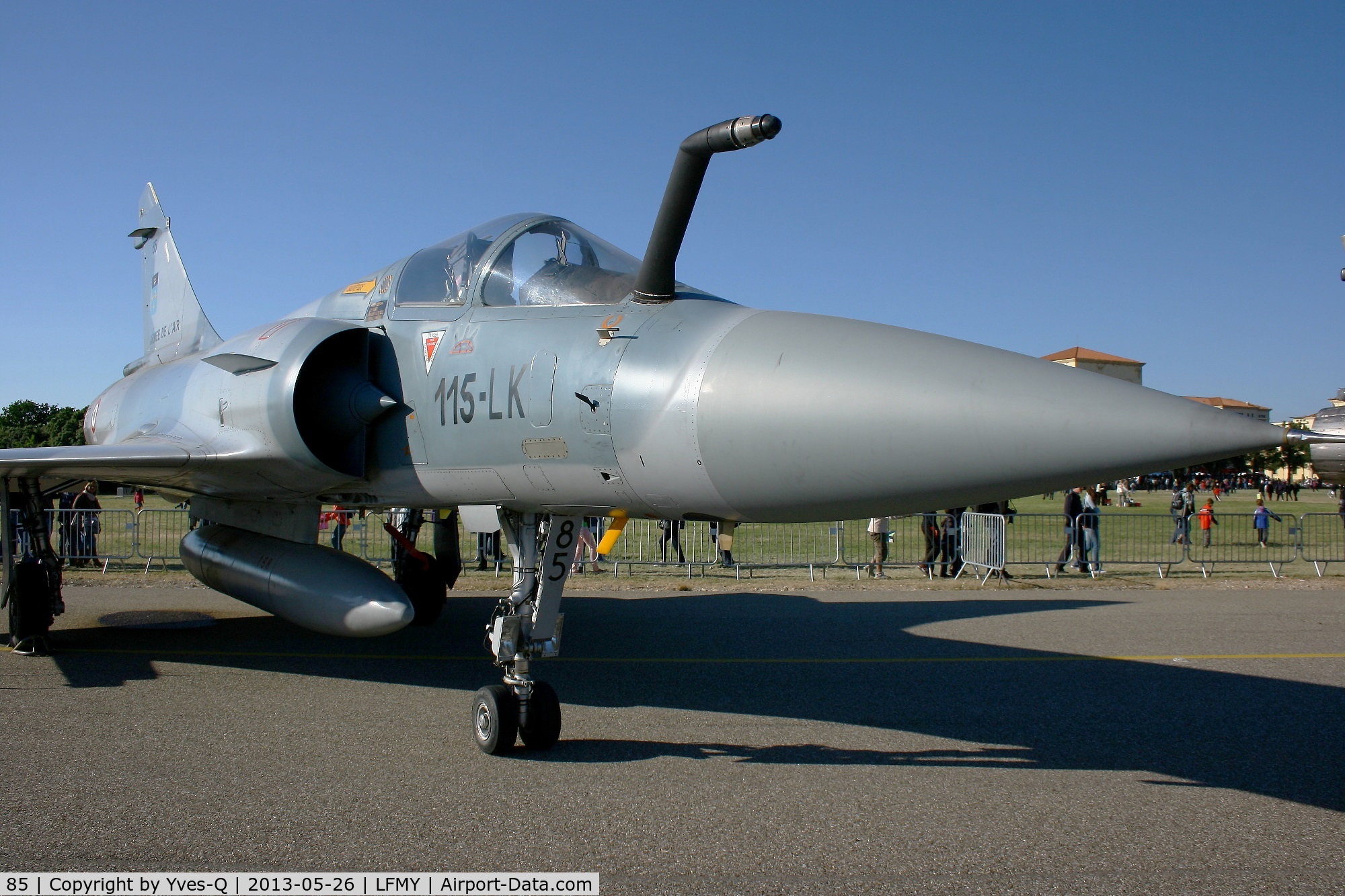85, Dassault Mirage 2000C C/N 333, Dassault Mirage 2000 C (115-LK), Static Display Open Day 2013, Salon de Provence Air Base 701 (LFMY)