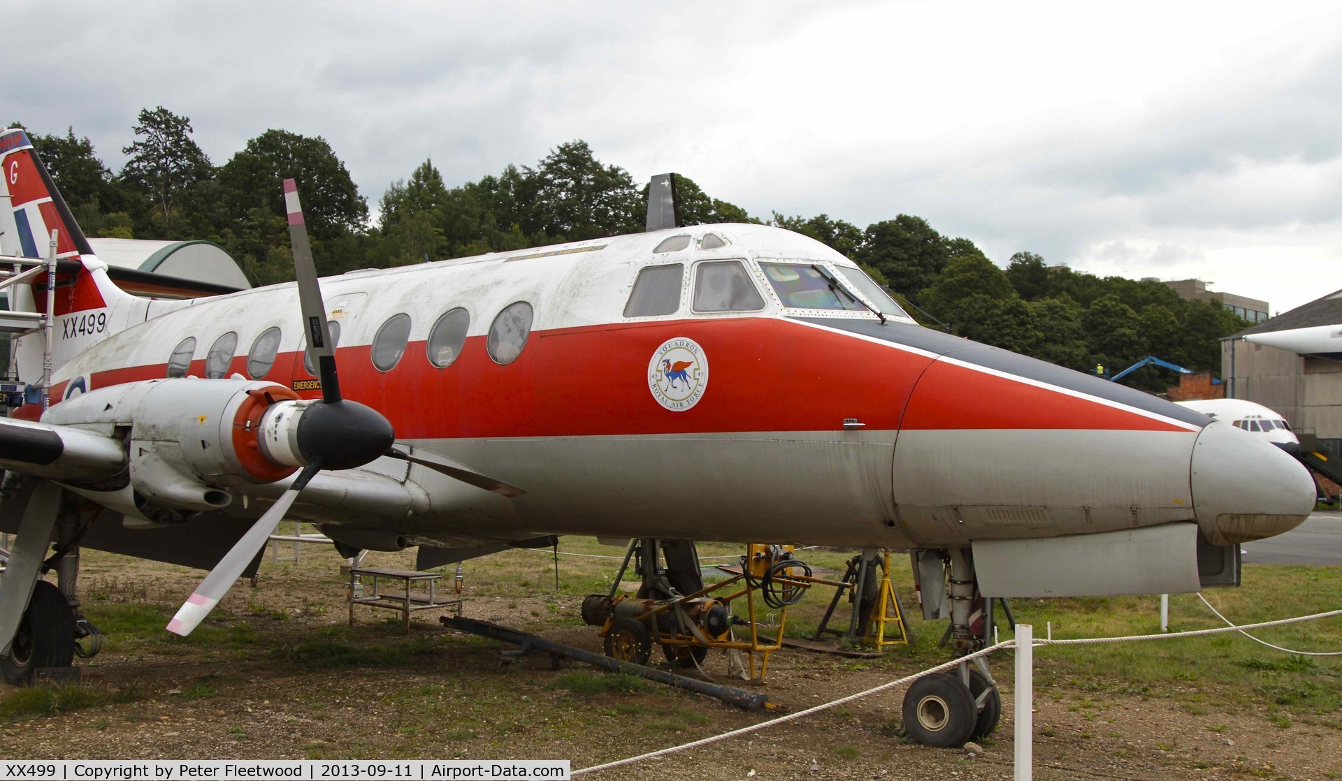 XX499, 1976 Scottish Aviation HP-137 Jetstream T.1 C/N 425, Seen on display in Brooklands on 11 September 2013