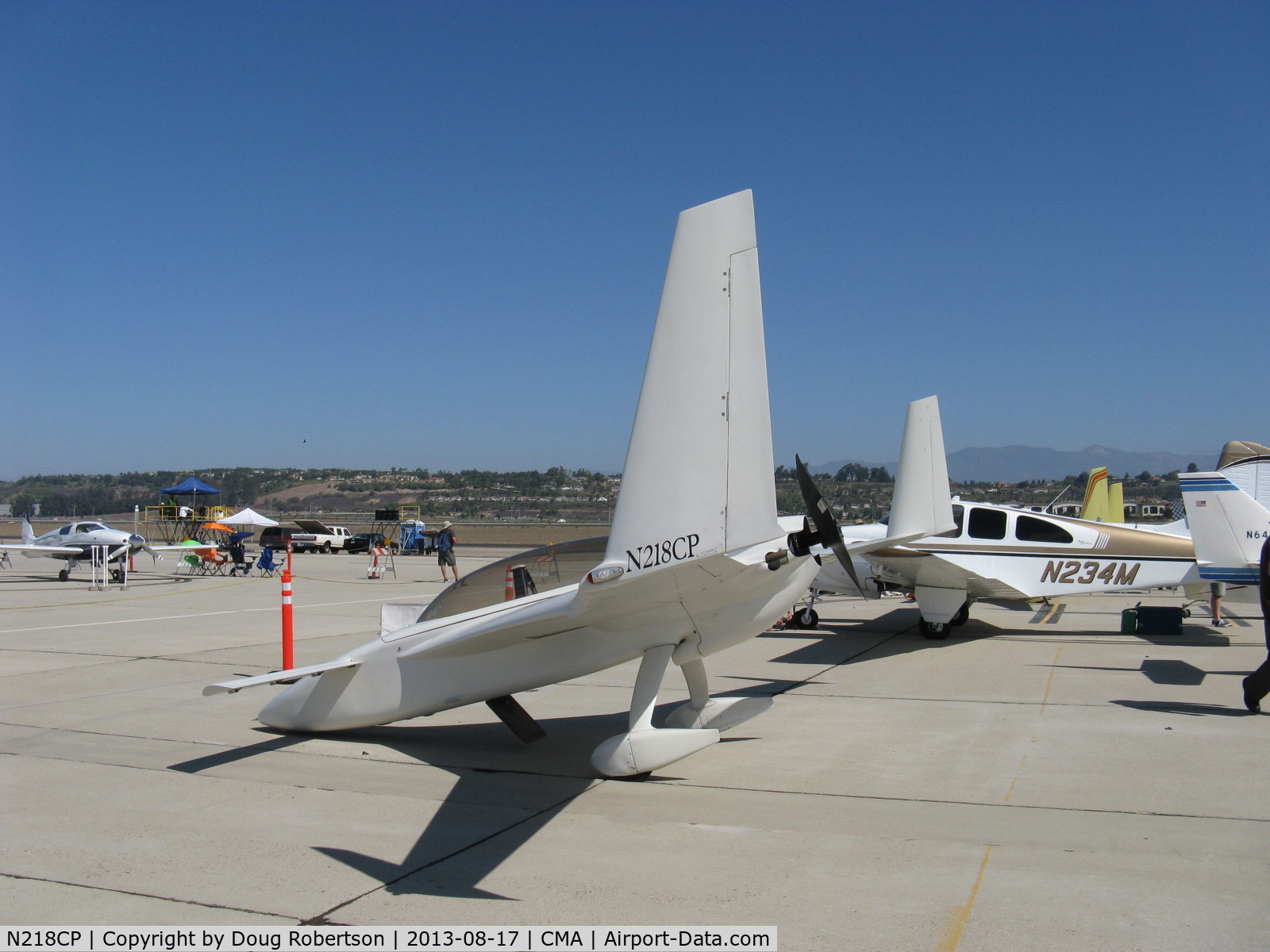 N218CP, 1997 Rutan Long-EZ C/N 635, 1997 Hull LONG EZ canard, Lycoming O-320 pusher