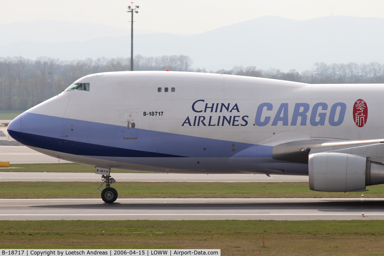 B-18717, 2004 Boeing 747-409F/SCD C/N 30769, China Airlines Cargo