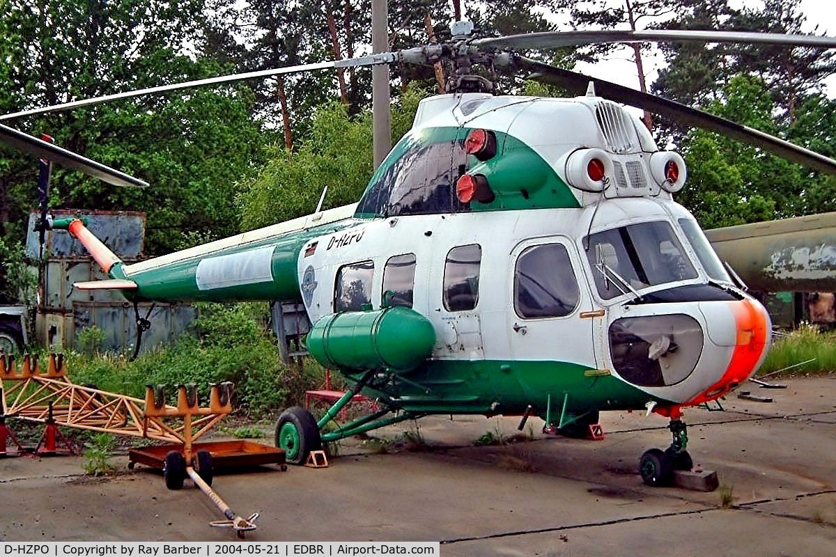 D-HZPO, MIL Mi-2 Hoplite C/N 543048083, Mil Mi-2 Hoplite [543048083] (Aerotec International) Rothenburg-Gorlitz~D 21/05/2004