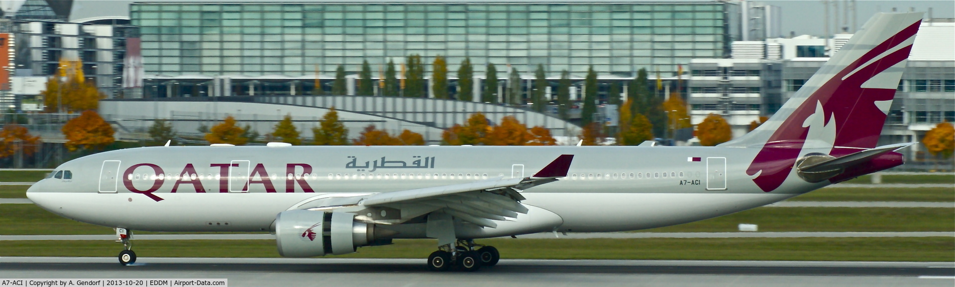 A7-ACI, 2006 Airbus A330-202 C/N 746, Qatar Airways, seen here shortly after landing at München(EDDM)