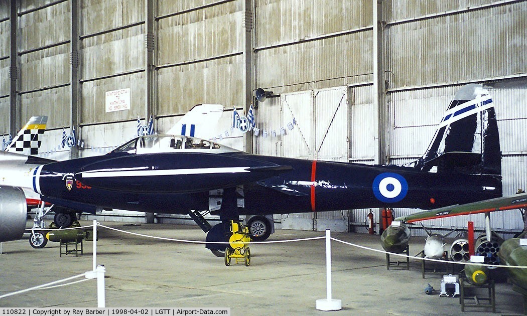 110822, 1951 Republic F-84G Thunderjet C/N 2542-1275B, Republic F-84G Thunderjet [51-10822] (Greek Air Force) Dekelia-Tatoi~SX 02/04/1998