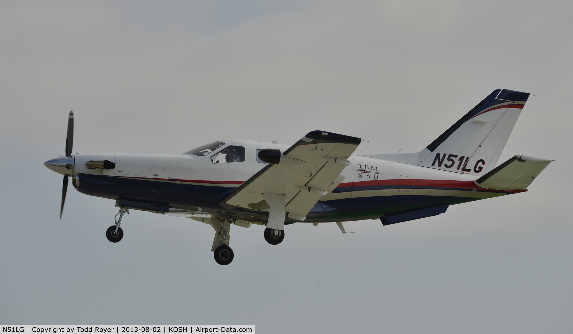N51LG, 2007 Socata TBM-700 C/N 423, Airventure 2013