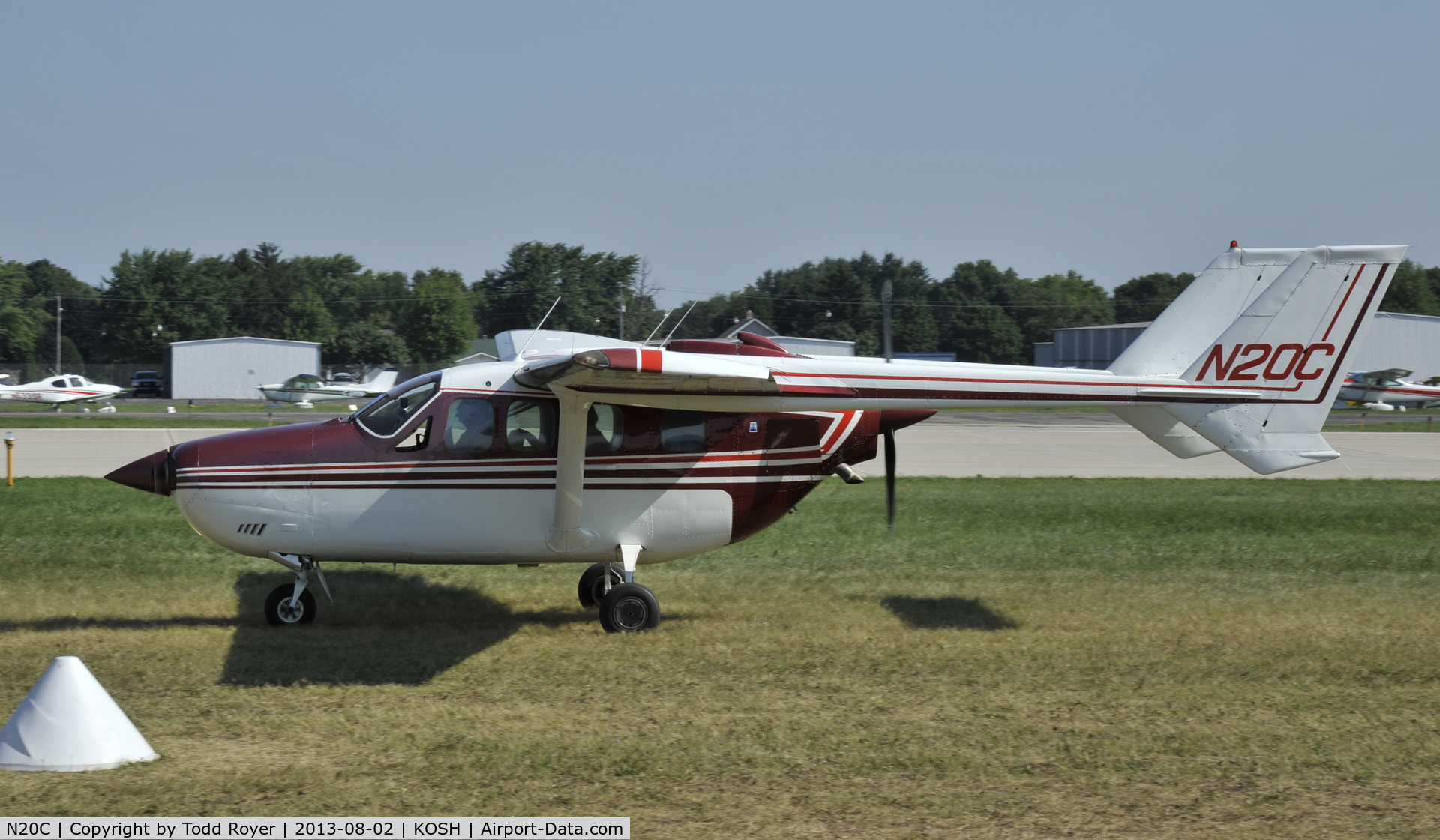 N20C, 1973 Cessna T337G Turbo Super Skymaster C/N P3370145, Airventure 2013