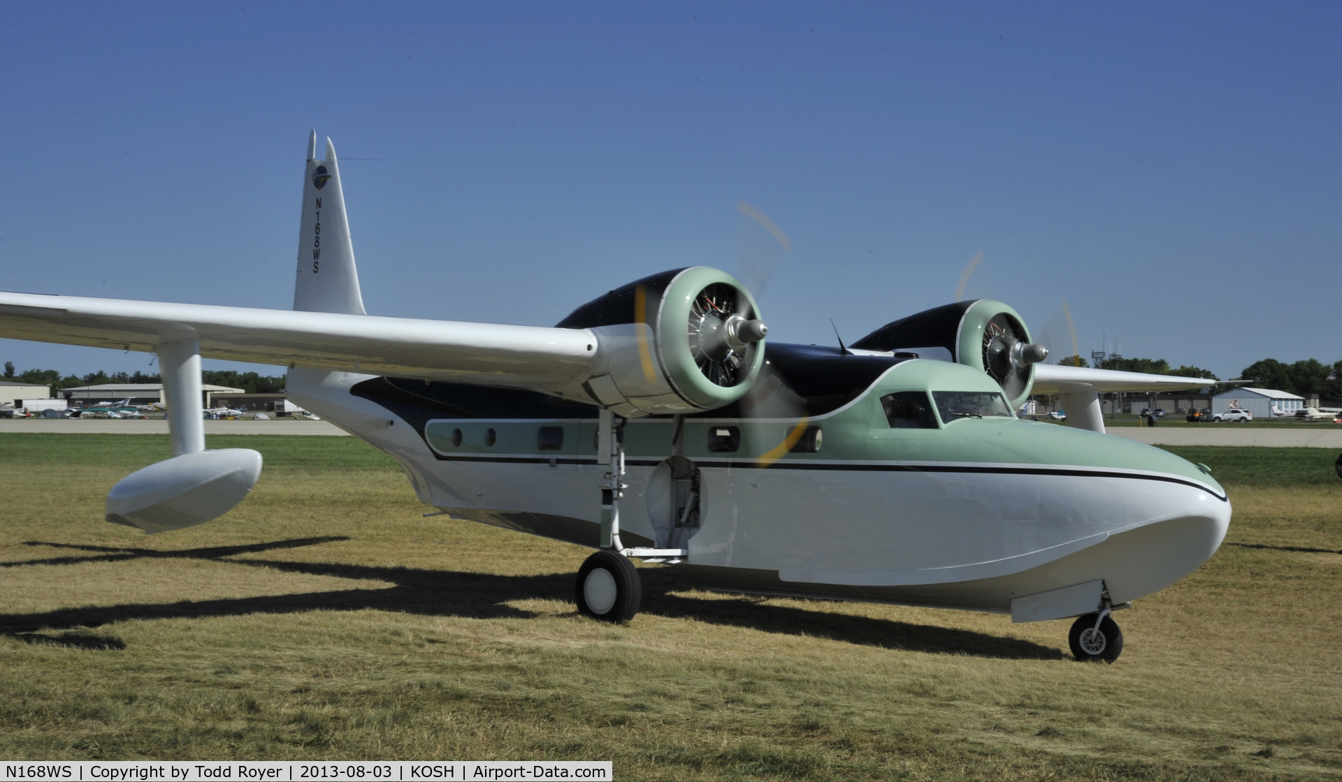 N168WS, 1946 Grumman G-73 Mallard C/N J-5, Airventure 2013