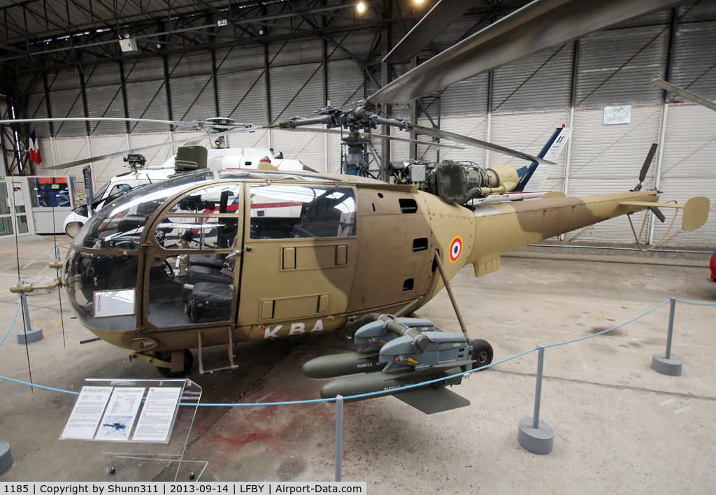 1185, Aérospatiale SA-316B Alouette III C/N 1185, Preserved inside Dax ALAT Museum...