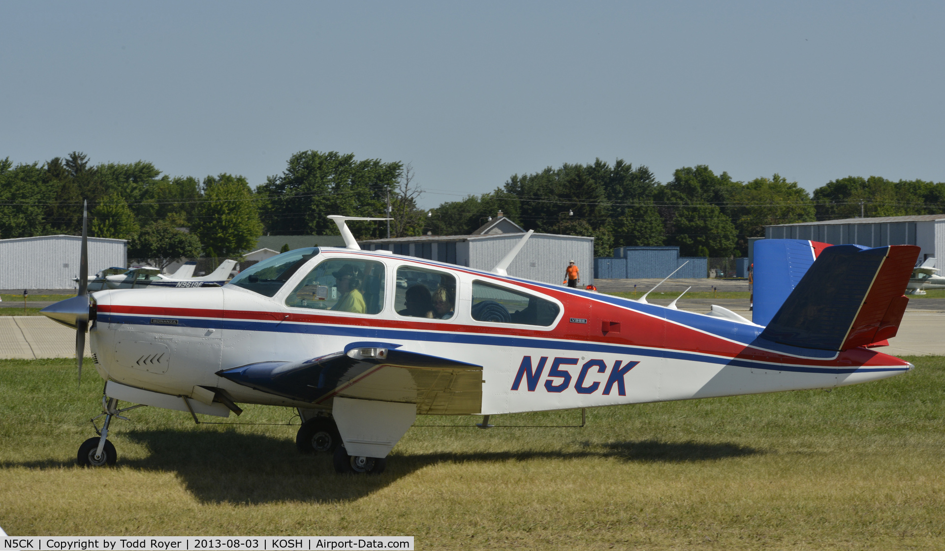N5CK, 1974 Beech V35B Bonanza C/N D-9693, Airventure 2013
