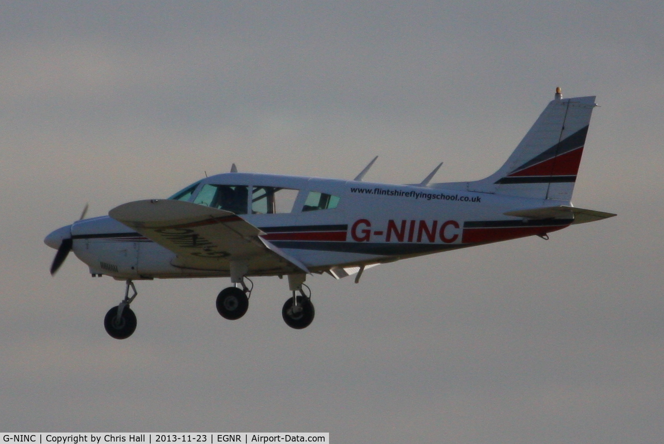 G-NINC, 1972 Piper PA-28-180 Cherokee C/N 28-7205016, Flintshire Flying School