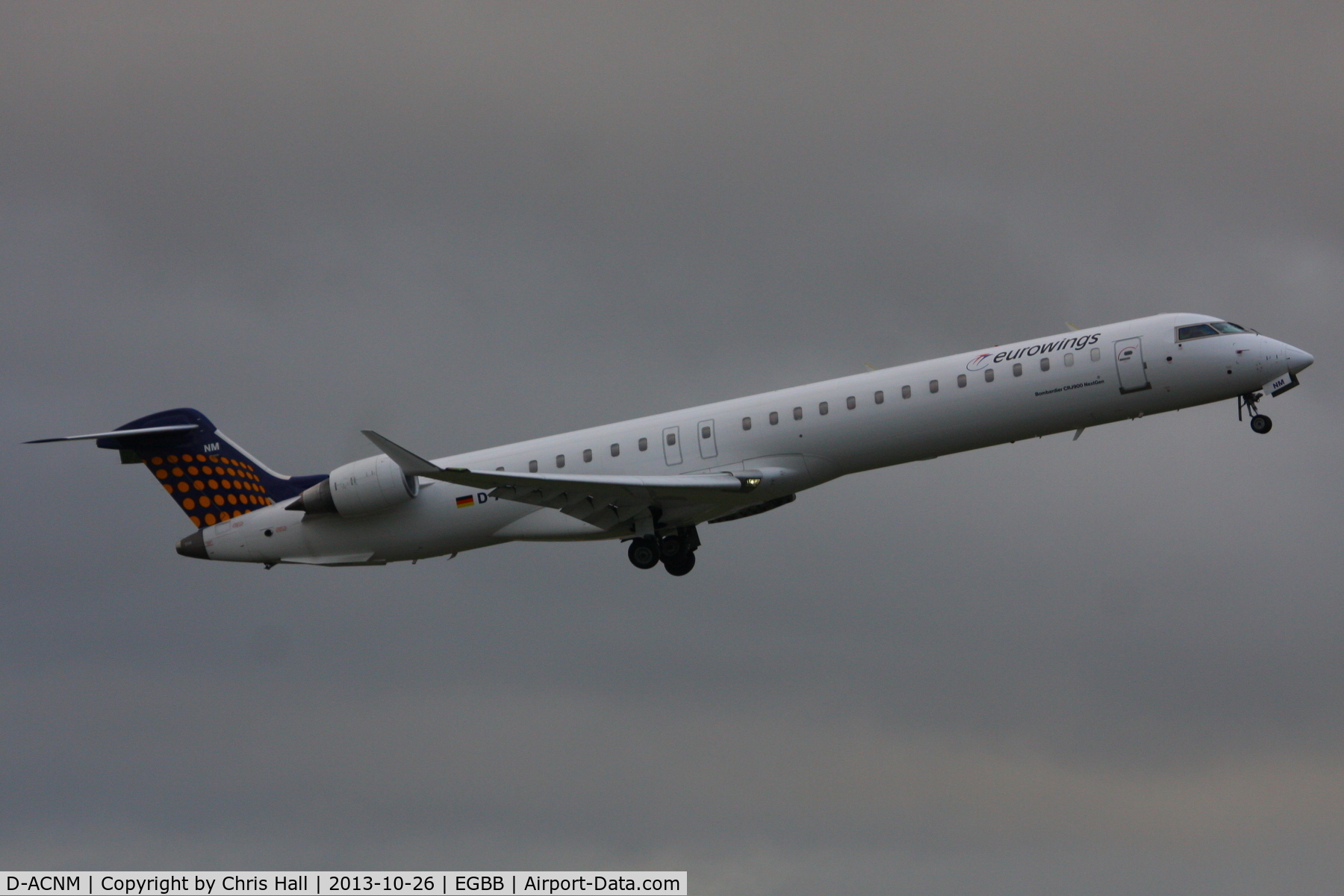 D-ACNM, 2010 Bombardier CRJ-900LR (CL-600-2D24) C/N 15253, Eurowings