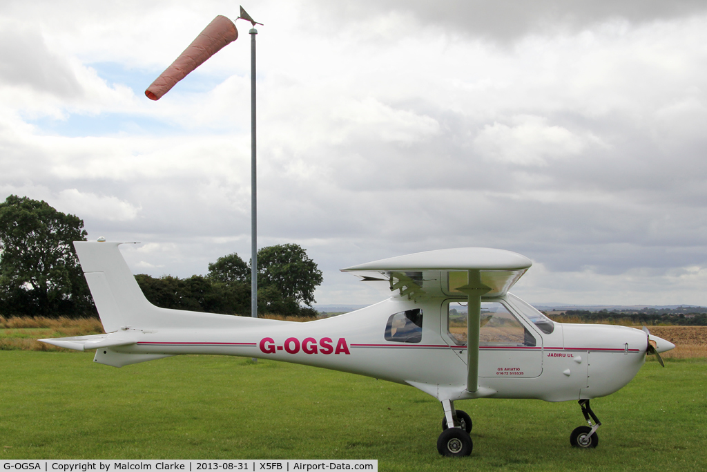 G-OGSA, 2000 Jabiru UL-450 C/N PFA 274A-13540, Jabiru SPL-450, Fishburn Airfield, UK August 2013.
