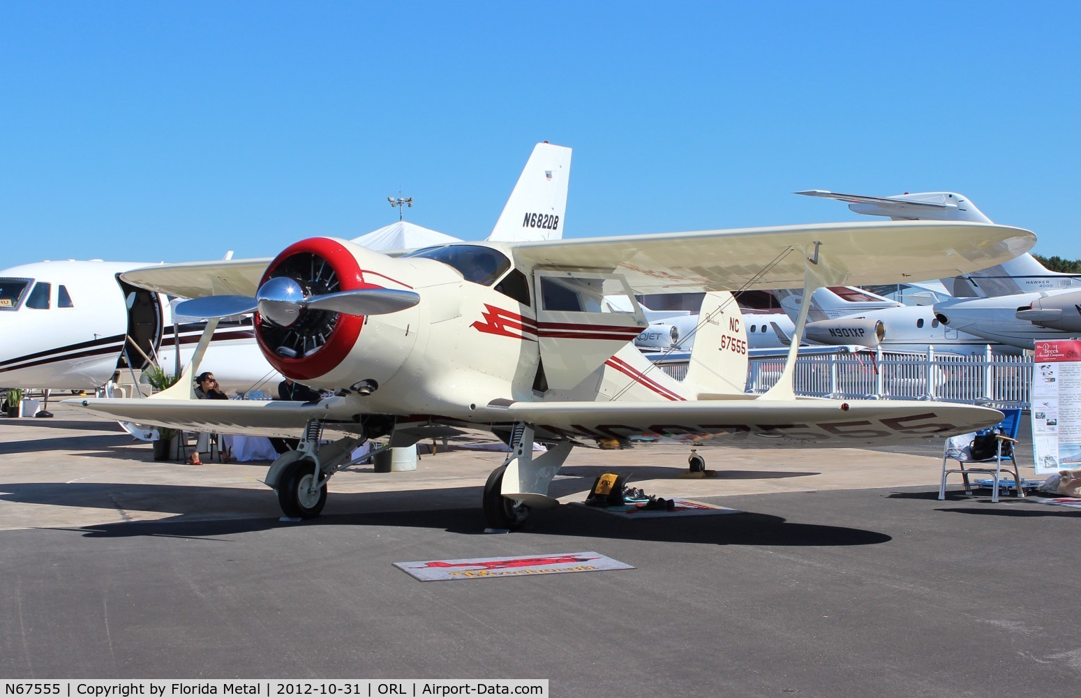 N67555, 1944 Beech D17S Staggerwing C/N 6876, Beech Staggerwing