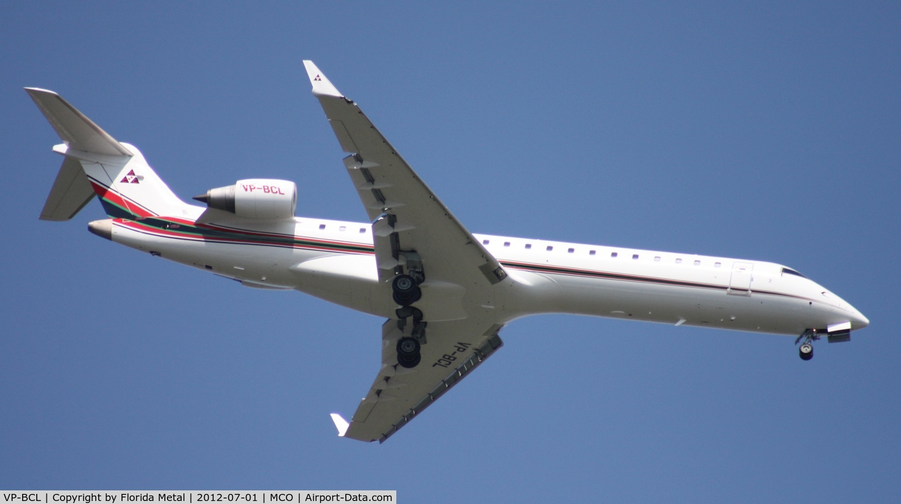 VP-BCL, 2006 Bombardier CRJ-700 (CL-600-2C10) Regional Jet C/N 10247, Private CRJ-700