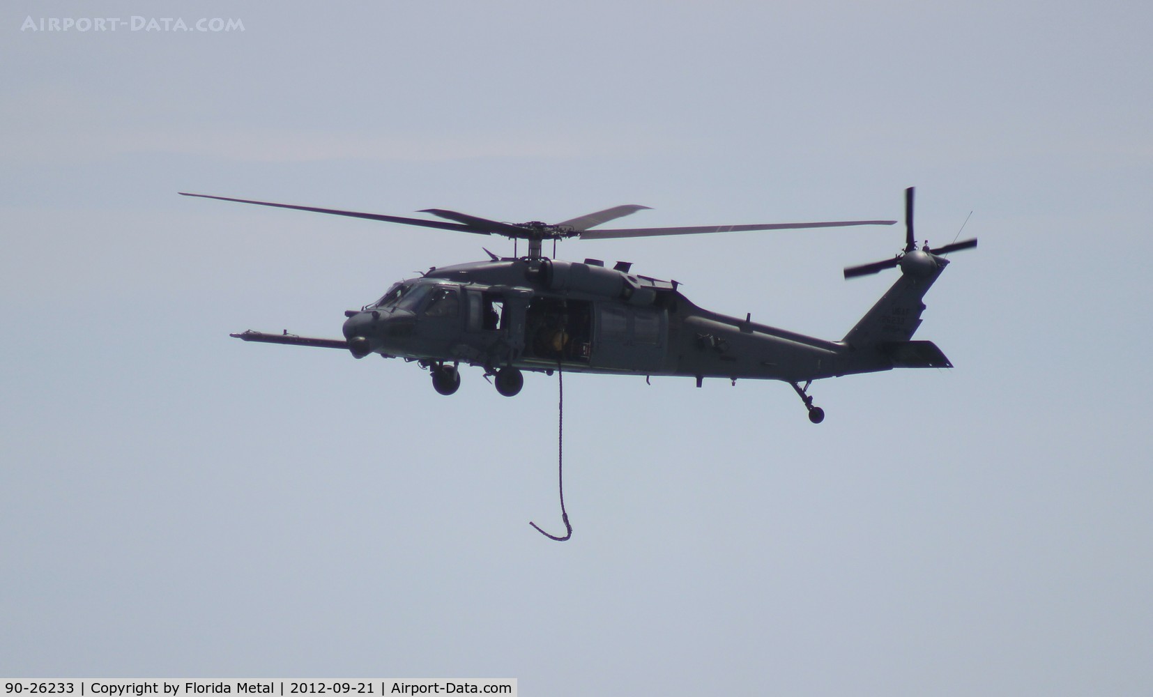 90-26233, Sikorsky HH-60L Black Hawk C/N 701600, HH-60L Pavehawk over Cocoa Beach