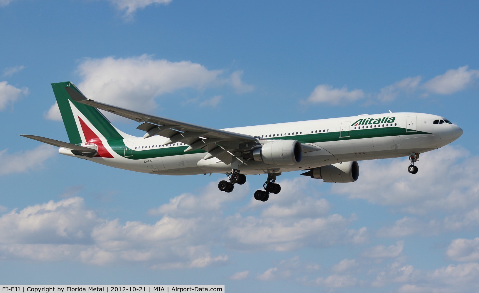 EI-EJJ, 2011 Airbus A330-202 C/N 1225, Alitalia A330-200