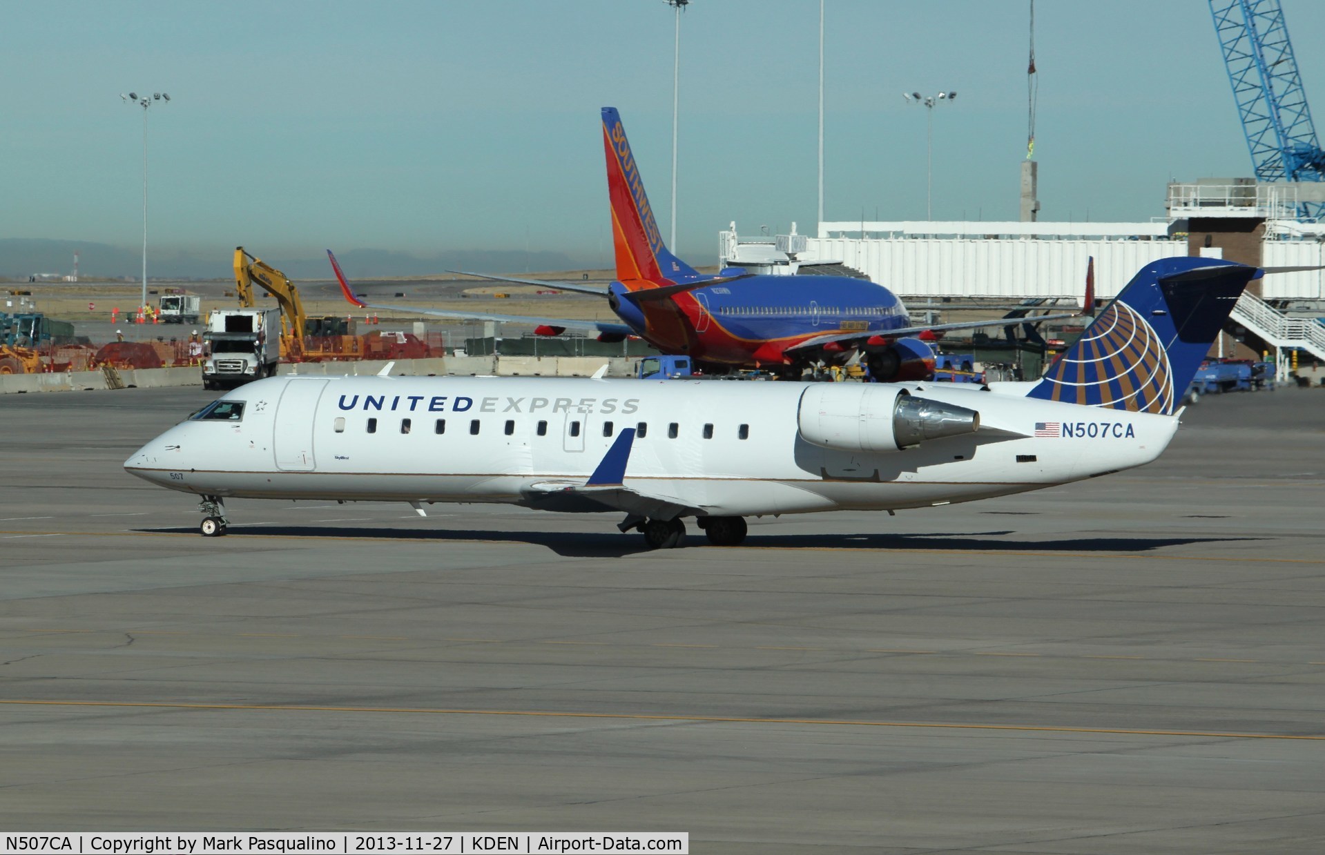 N507CA, 2003 Bombardier CRJ-200ER (CL-600-2B19) C/N 7796, CL-600-2B19