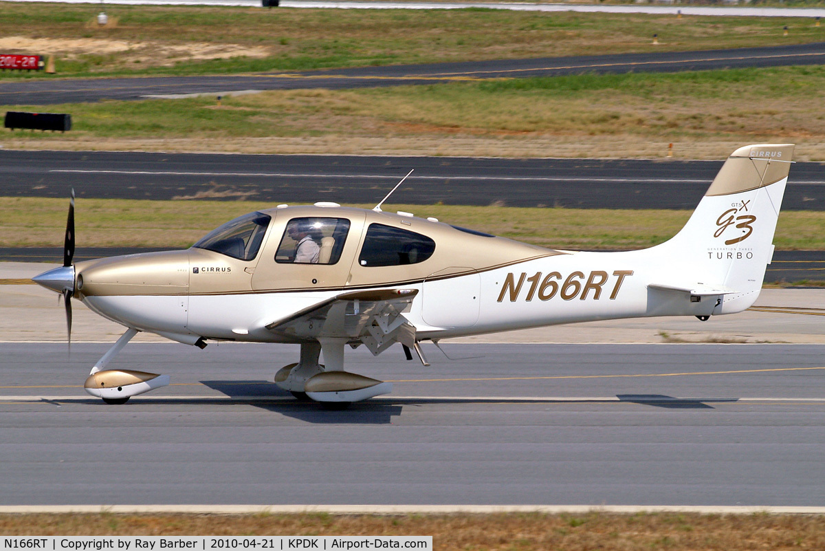 N166RT, 2007 Cirrus SR22 G3 GTS Turbo C/N 2687, Cirrus Design SR-22G3GTSX [2687] Atlanta-Dekalb Peachtree~N 21/04/2010