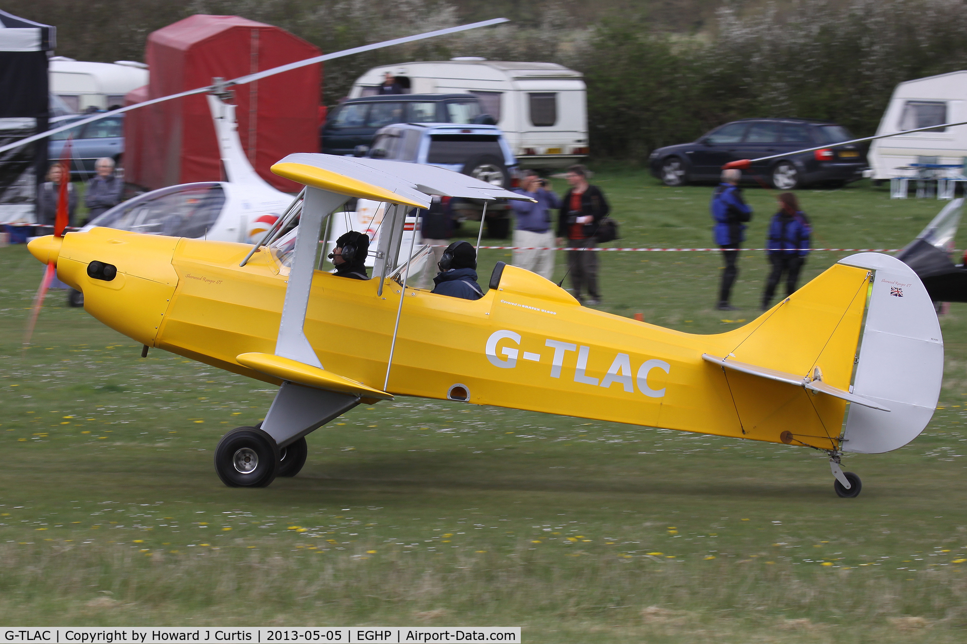 G-TLAC, 2009 TLAC Sherwood Ranger ST C/N PFA 237B-13895, Privately owned, at the Microlight Trade Fair.
