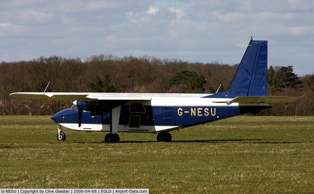G-NESU, 1991 Pilatus Britten-Norman BN-2B-26 Islander C/N 2260, Ex: G-BTVN > G-NESU > G-SICB June 2006
Originally owned to, Pilatus Britten-Norman Ltd in September 1991 and currently with, B-N Group Ltd in August 2005