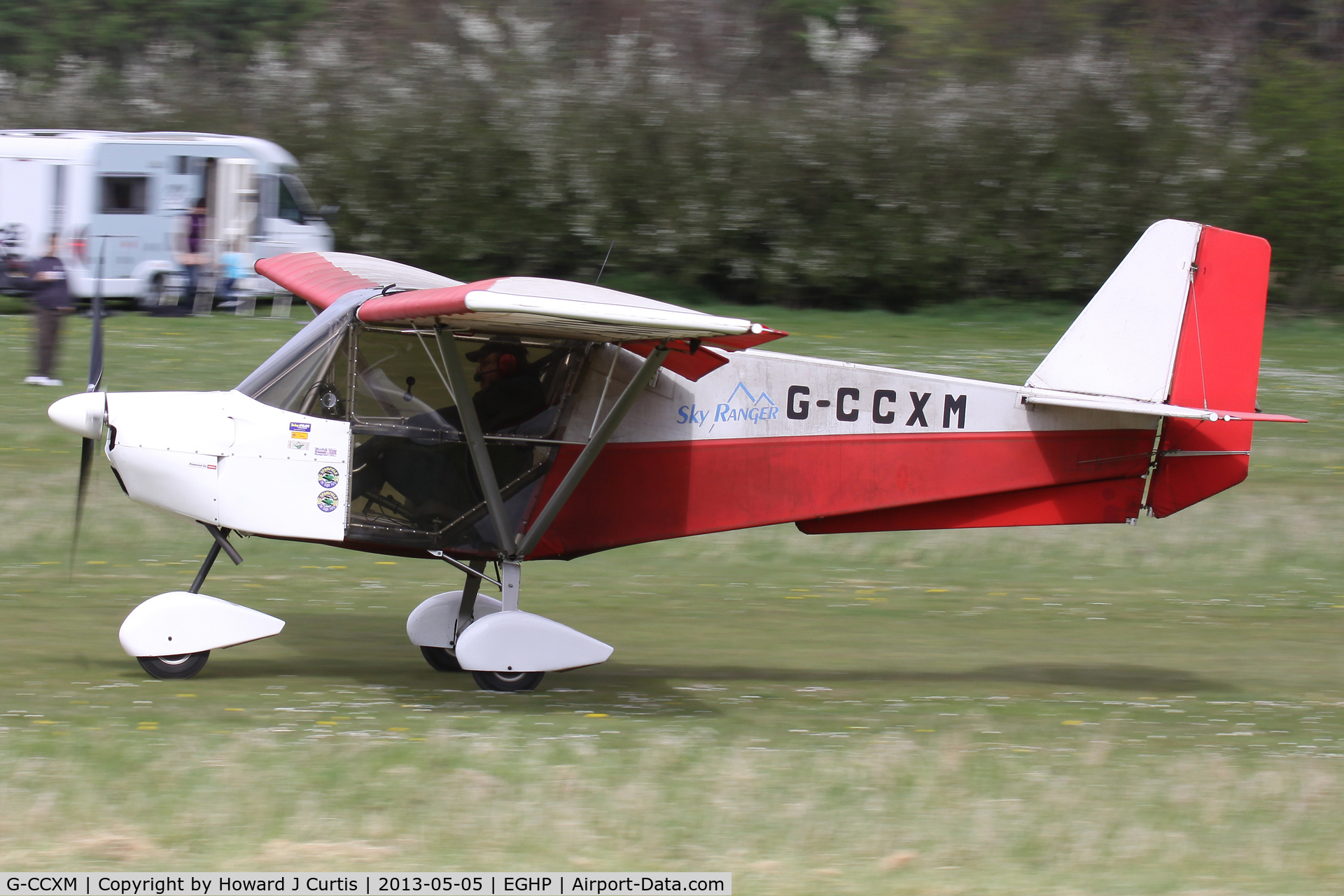 G-CCXM, 2004 Best Off Skyranger 912(2) C/N BMAA/HB/337, Privately owned, at the Microlight Trade Fair.