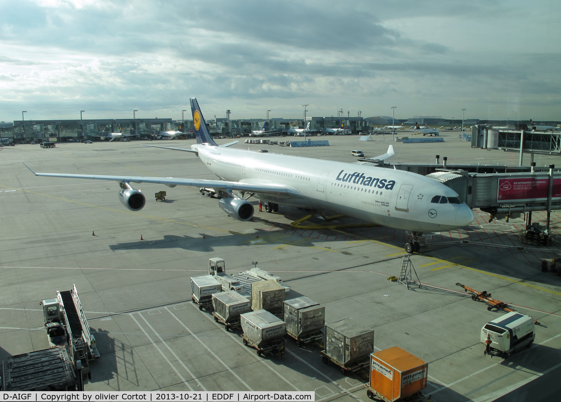 D-AIGF, 1994 Airbus A340-311 C/N 035, taking me to Atlanta !