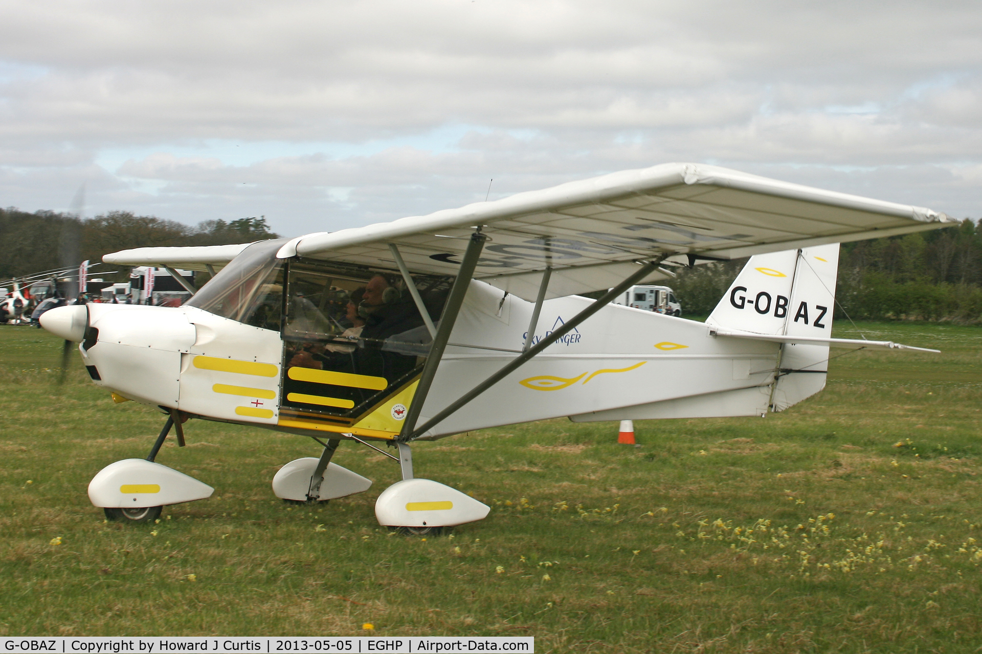 G-OBAZ, 2003 Best Off Skyranger 912(2) C/N BMAA/HB/322, Privately owned. At the Microlight Trade Fair.