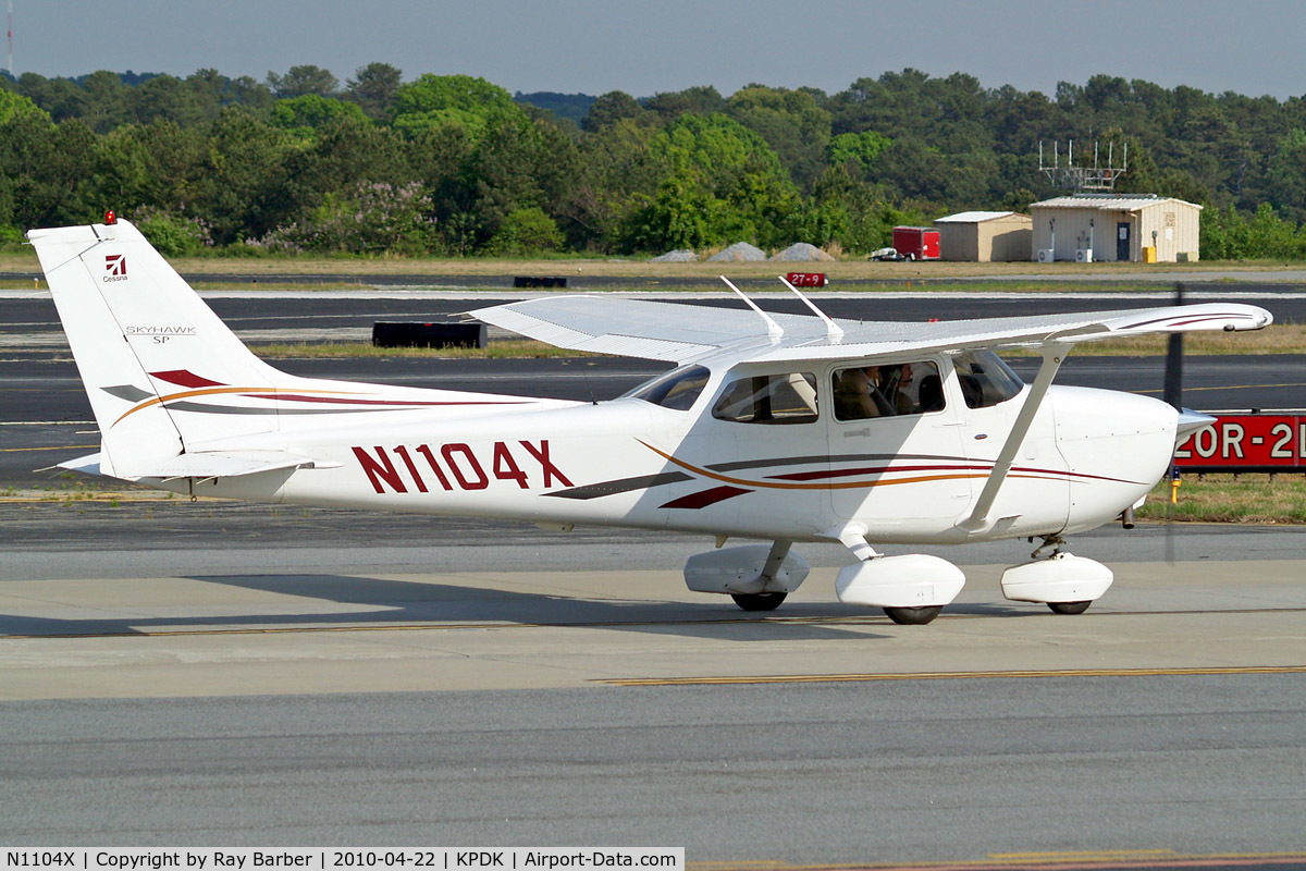N1104X, 2006 Cessna 172S C/N 172S10297, Cessna 172S Skyhawk [172S-10297] Atlanta-Dekalb Peachtree~N 22/04/2010