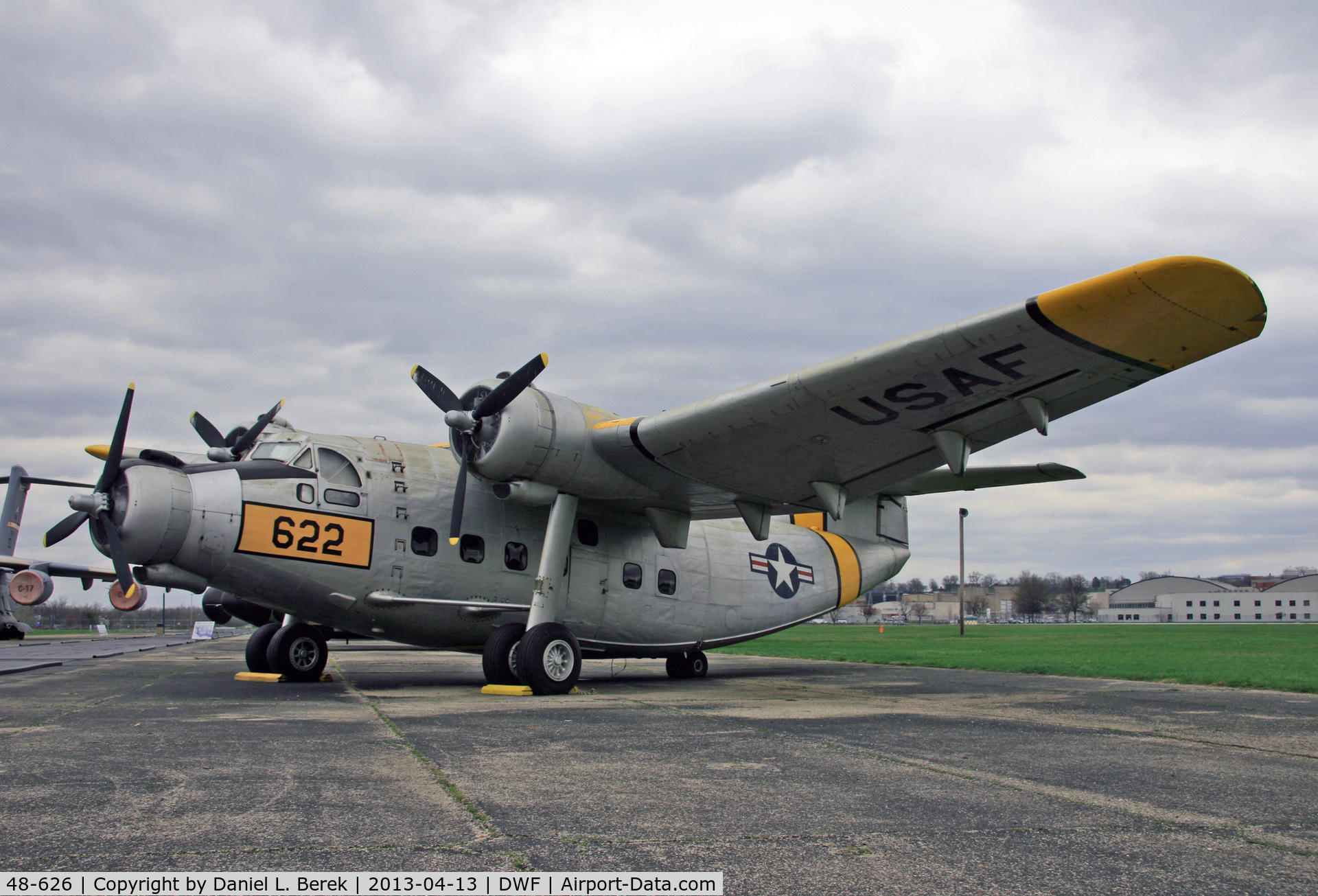 48-626, 1948 Northrop YC-125B Raider C/N 2510, This YC-125B was based at Wright Patterson AFB in 1950 and placed on display in 1995.