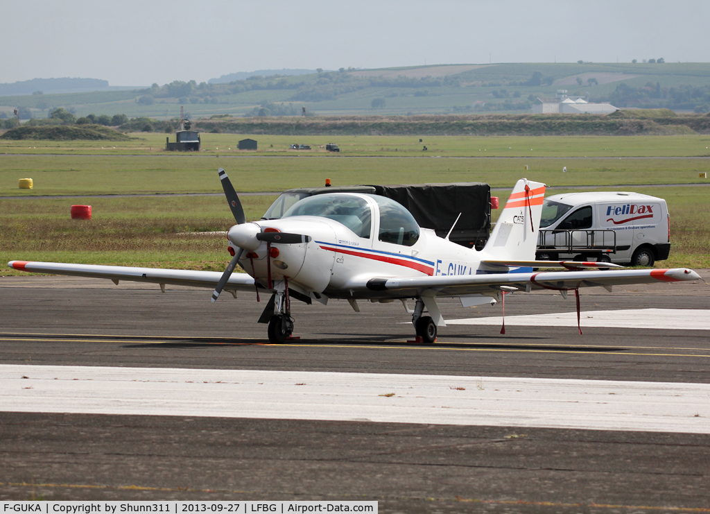 F-GUKA, Grob G-120AF C/N 85035, Displayed during Cognac AFB Spotter Day 2013