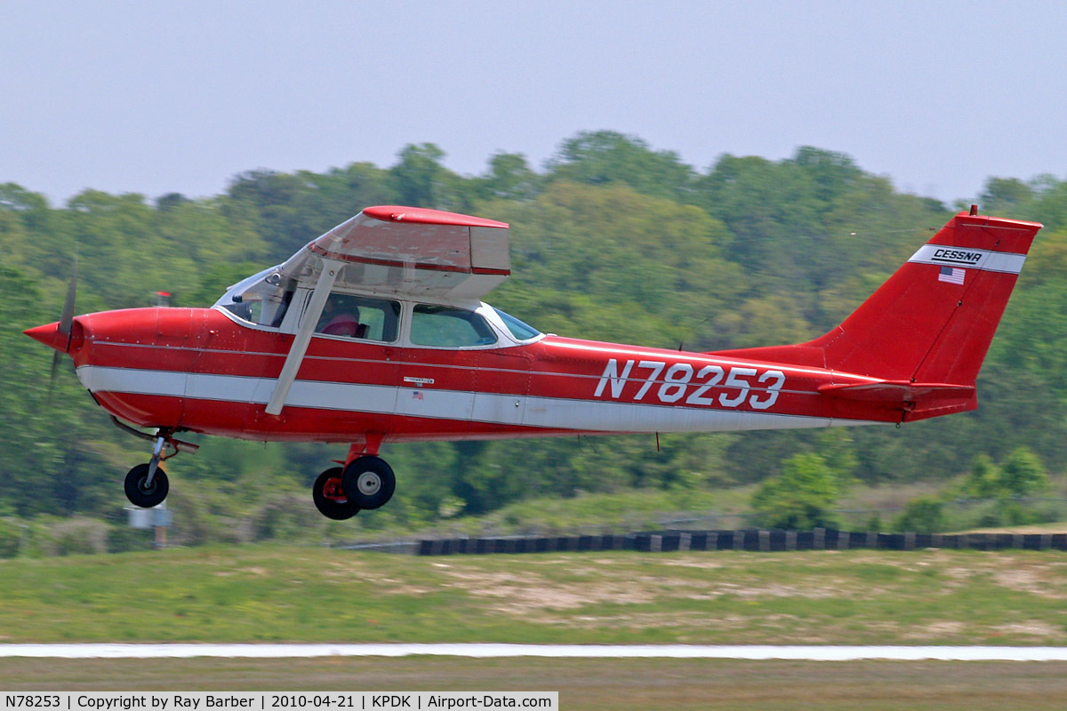N78253, 1968 Cessna 172K Skyhawk C/N 17257546, Cessna 172K Skyhawk [172-57546] Atlanta-Dekalb Peachtree~N 21/04/2010
