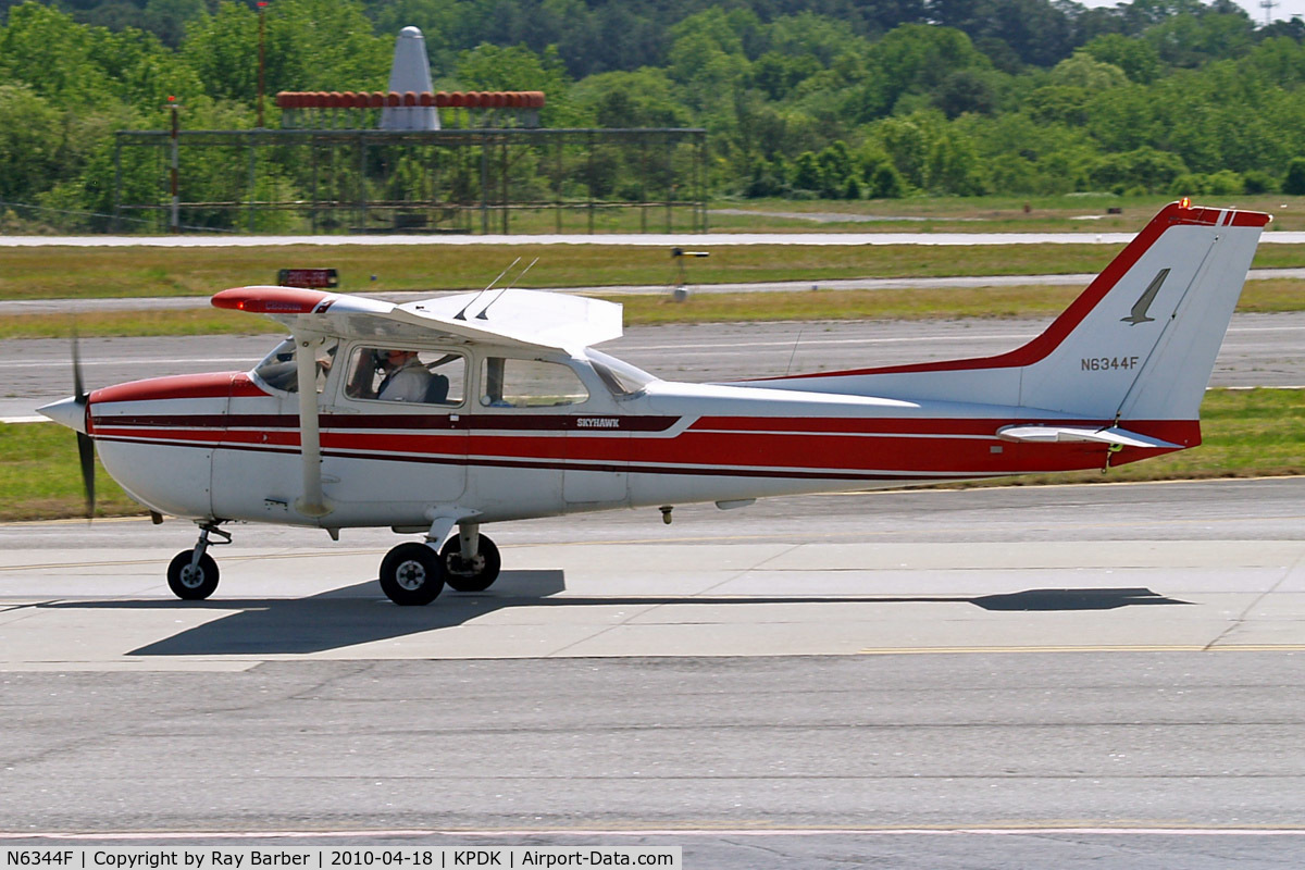 N6344F, 1979 Cessna 172N C/N 17273197, Cessna 172N Skyhawk [172-73197] Atlanta-Dekalb Peachtree~N 18/04/2010