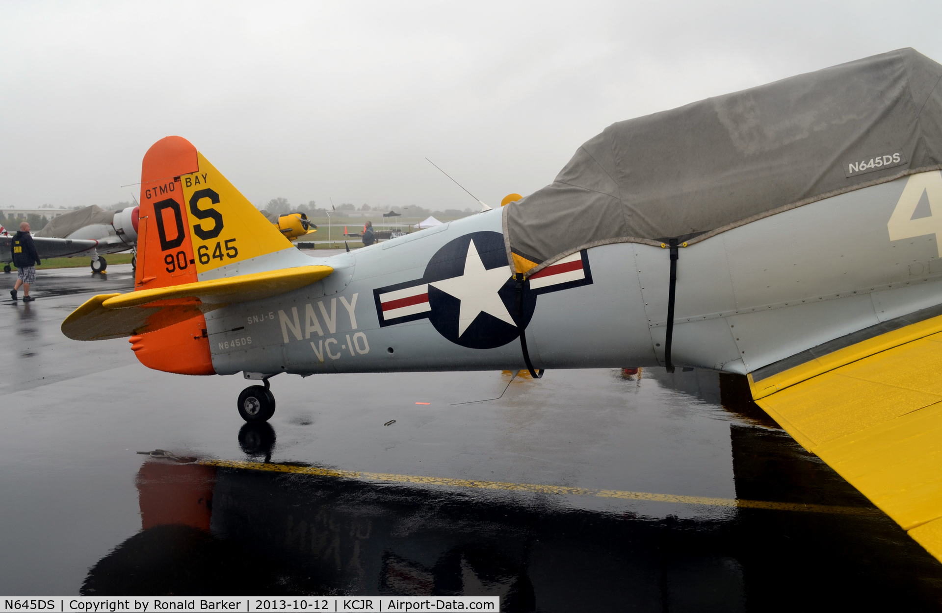 N645DS, 1944 North American SNJ-5 Texan Texan C/N 88-17678, Culpeper Air Fest 2013