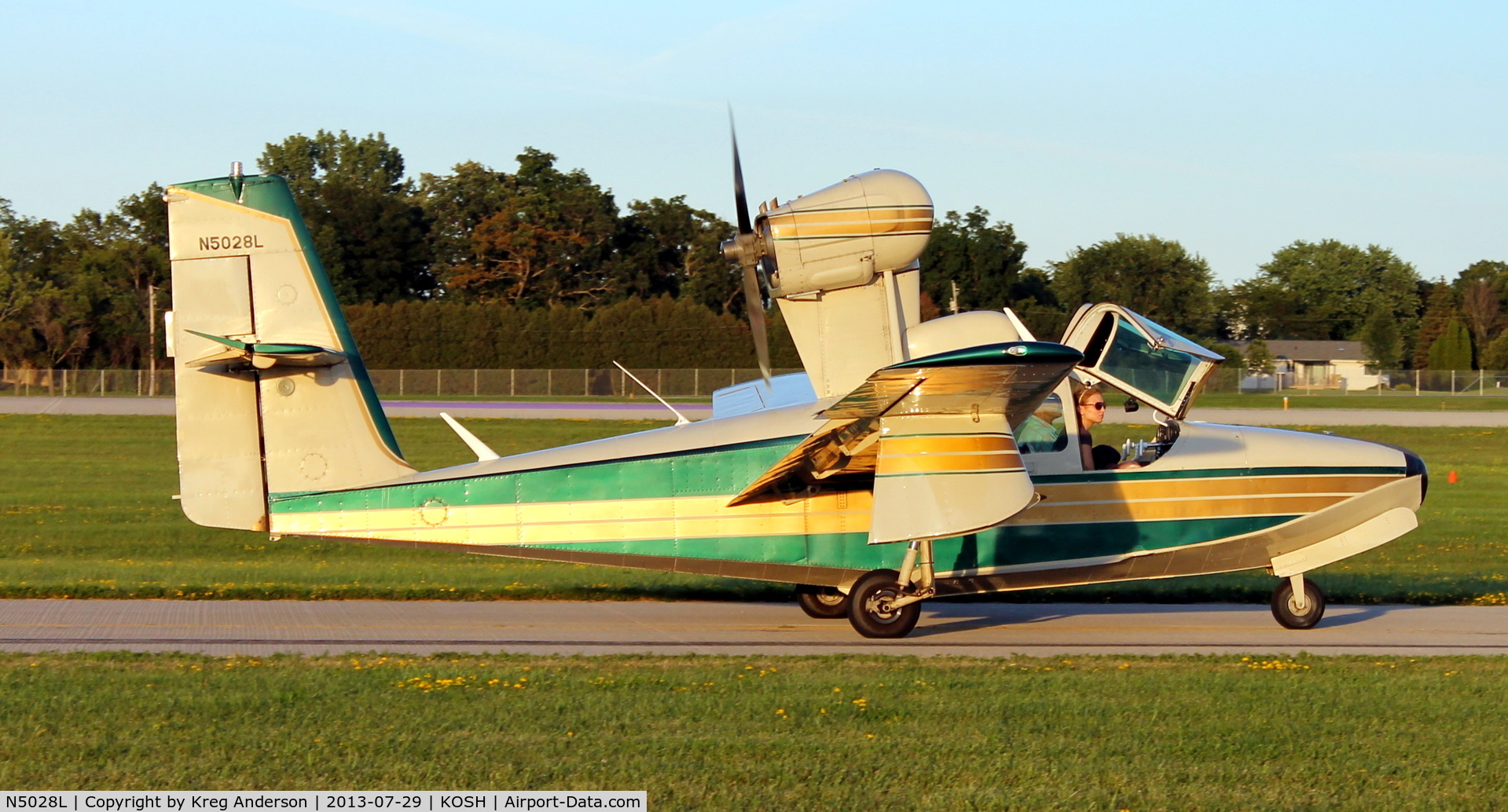 N5028L, 1971 Lake LA-4-200 Buccaneer C/N 485, EAA AirVenture 2013