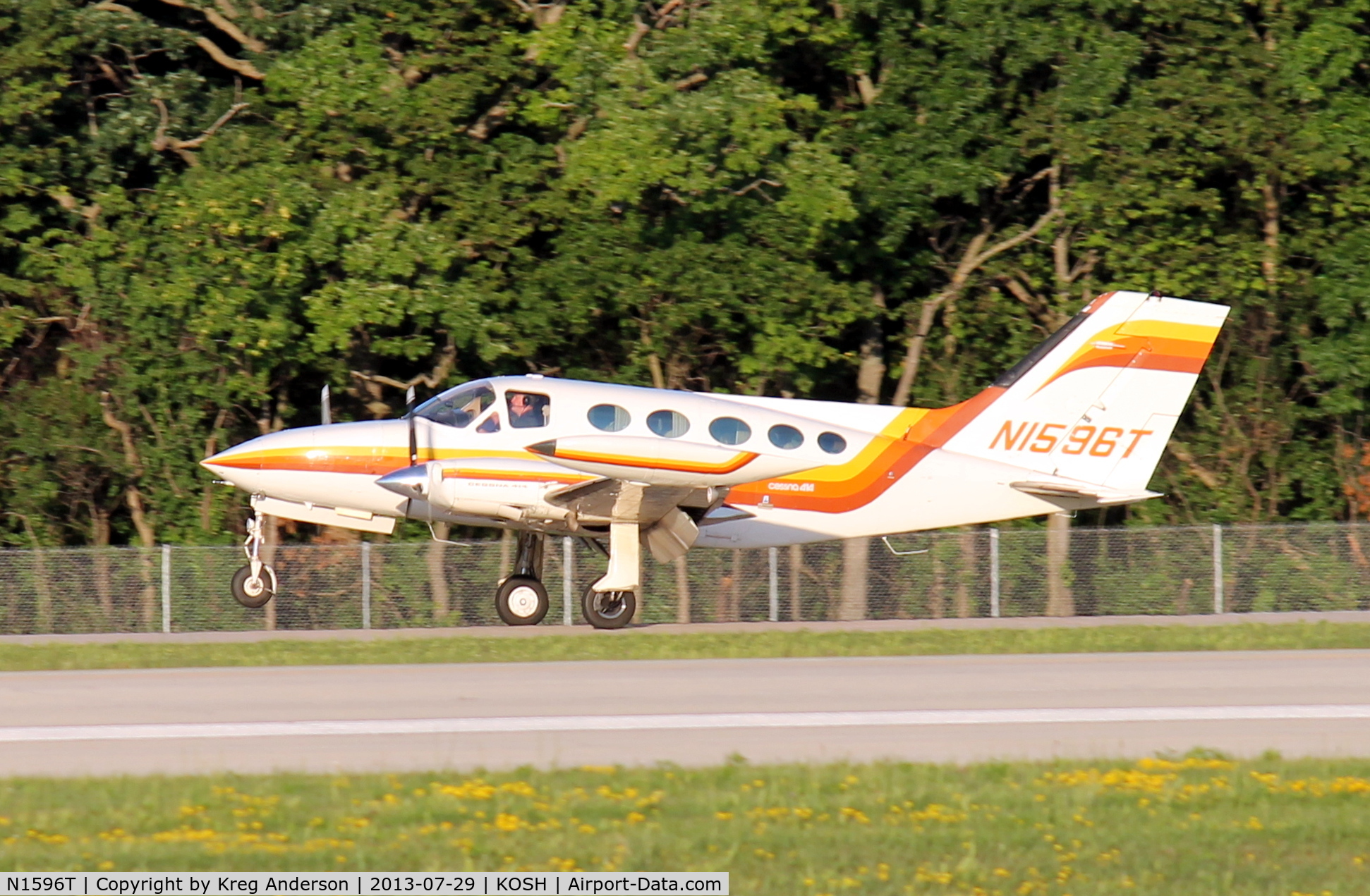 N1596T, 1973 Cessna 414 Chancellor C/N 4140376, EAA AirVenture 2013