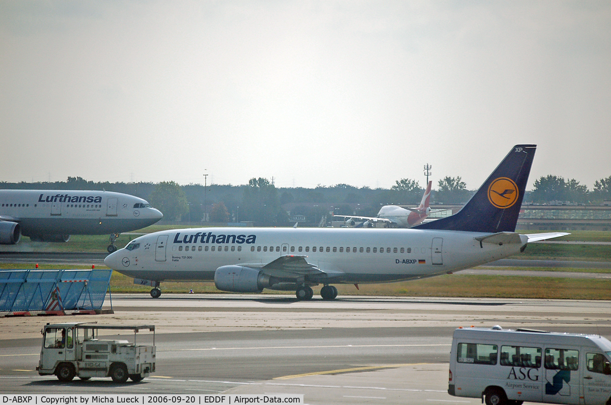 D-ABXP, 1988 Boeing 737-330 C/N 23874, At Frankfurt