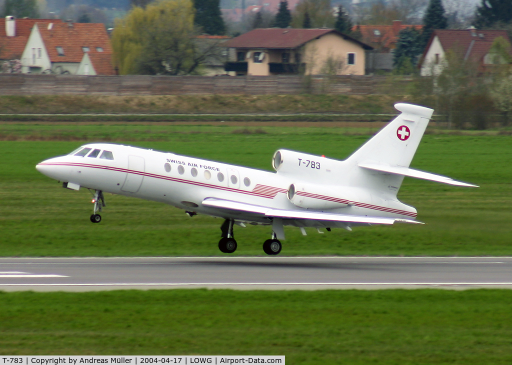 T-783, Dassault Falcon 50 C/N 67, Business flight.