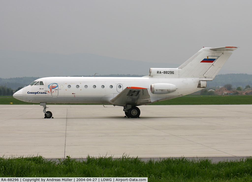 RA-88296, Yakovlev Yak-40 C/N 9421634, Nice visitor.
