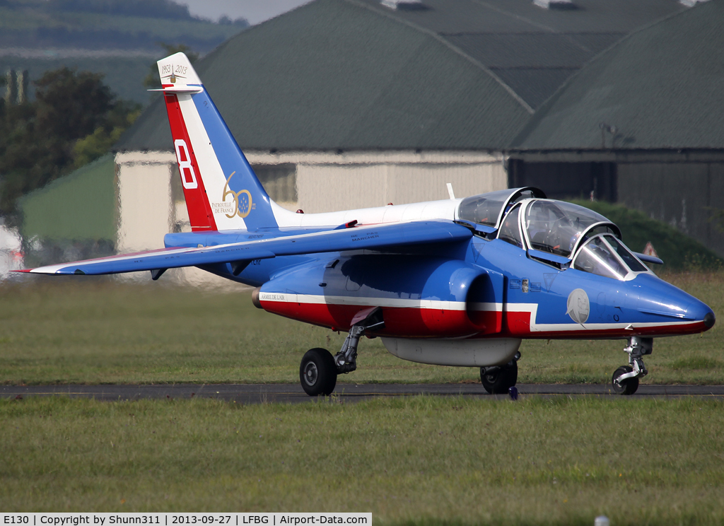 E130, Dassault-Dornier Alpha Jet E C/N E130, Participant of the Cognac AFB Spotter Day 2013... Coded now as '8'