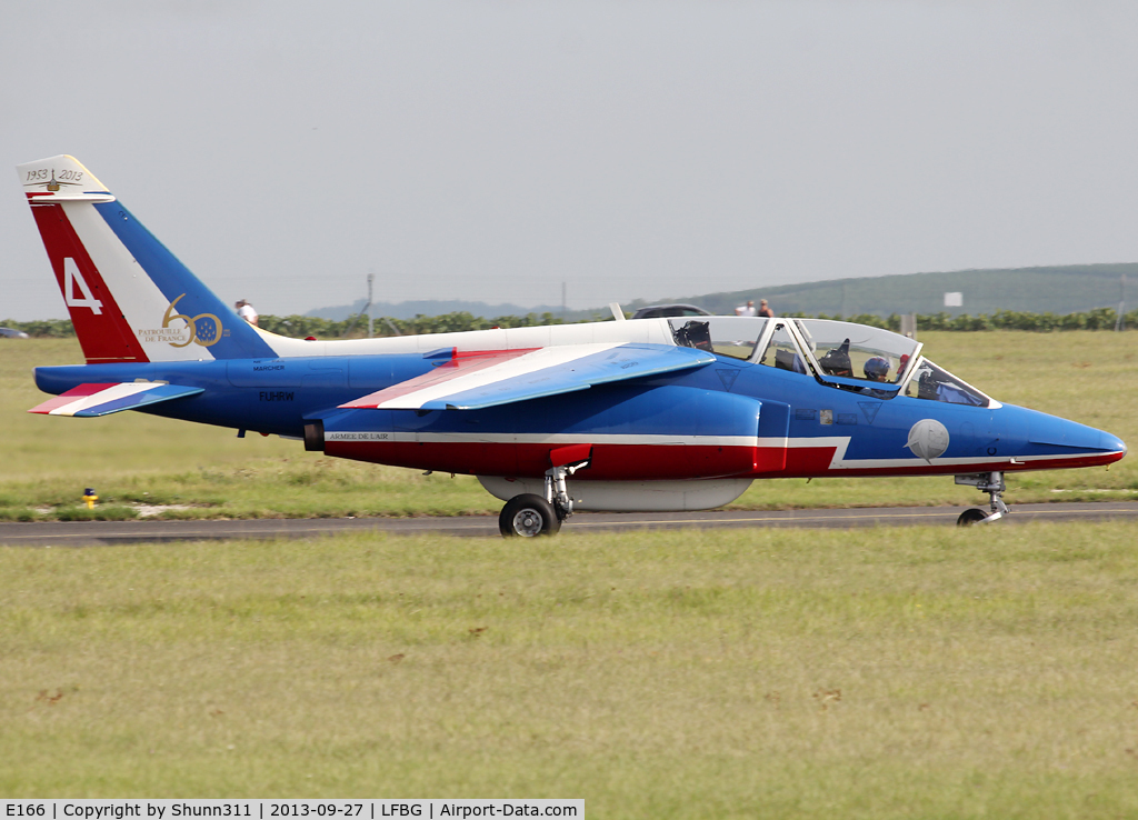 E166, Dassault-Dornier Alpha Jet E C/N E166, Participant of the Cognac AFB Spotter Day 2013