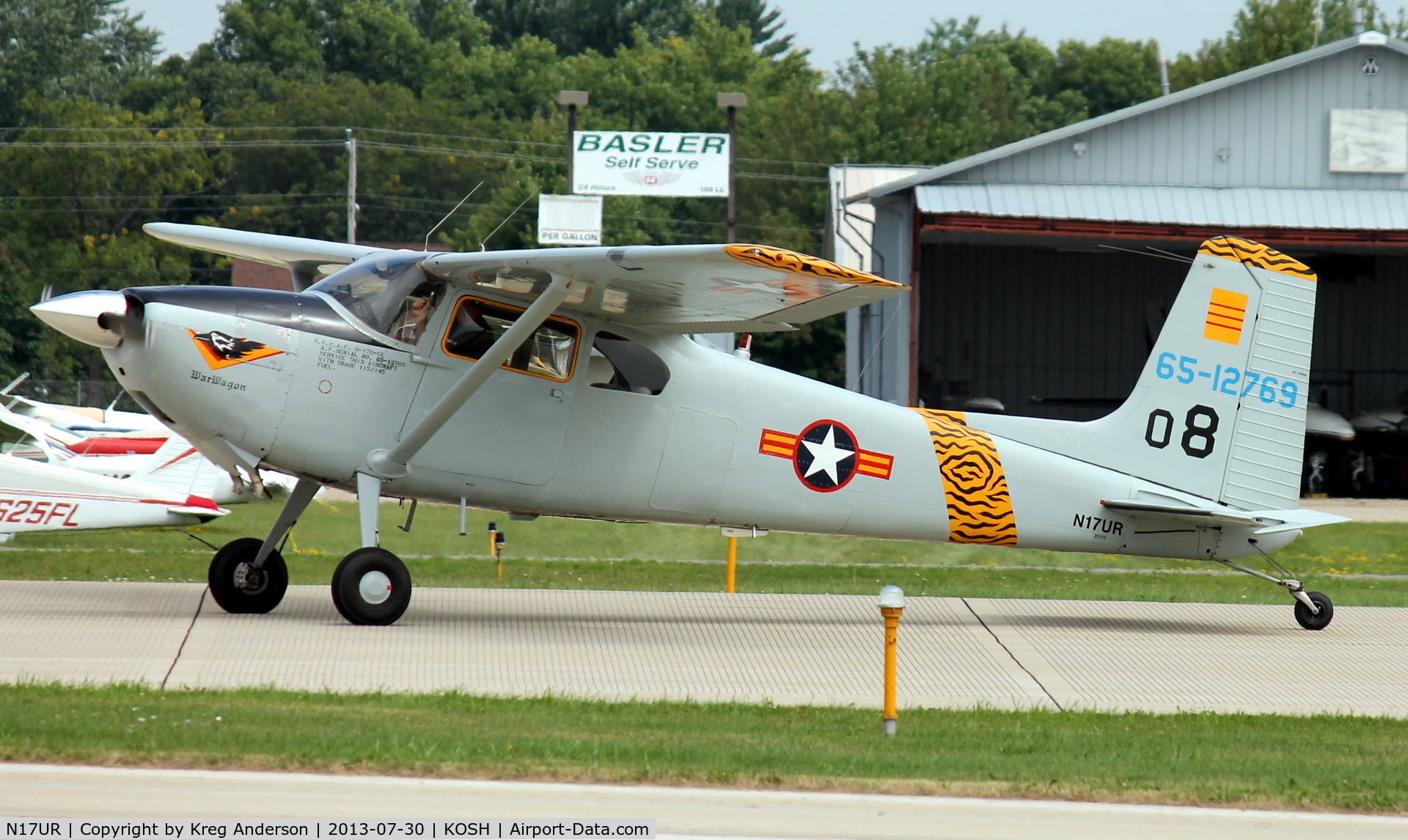 N17UR, Cessna 180 C/N 31008, EAA AirVenture 2013