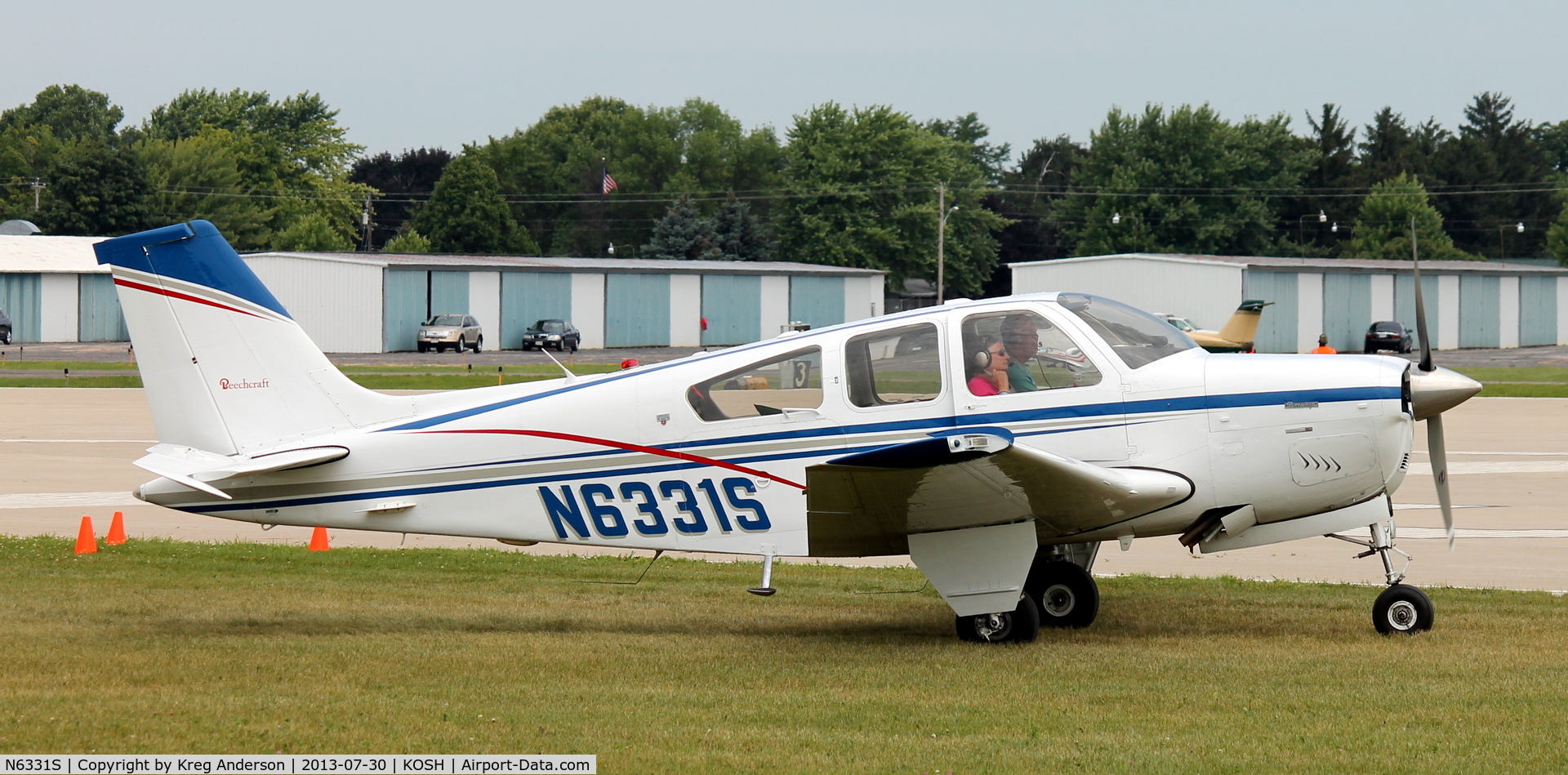 N6331S, 1975 Beech F33A Bonanza C/N CE-618, EAA AirVenture 2013