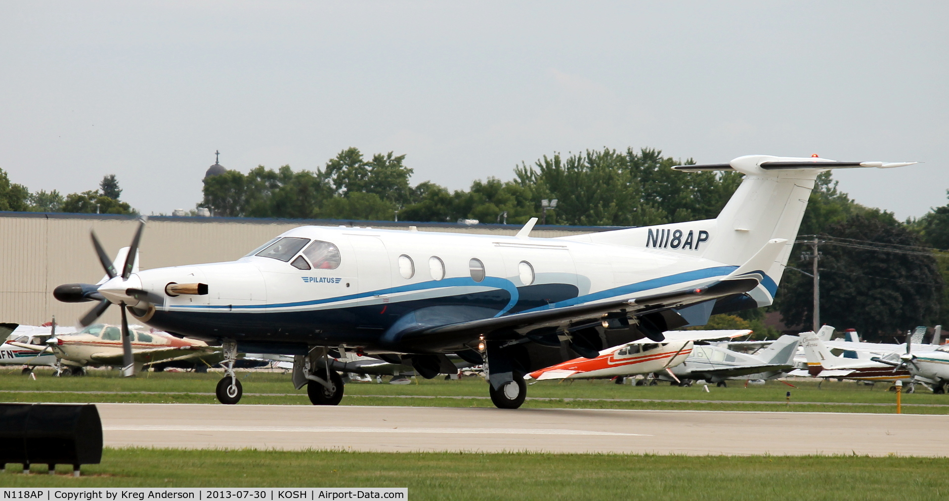 N118AP, 1997 Pilatus PC-12/45 C/N 175, EAA AirVenture 2013