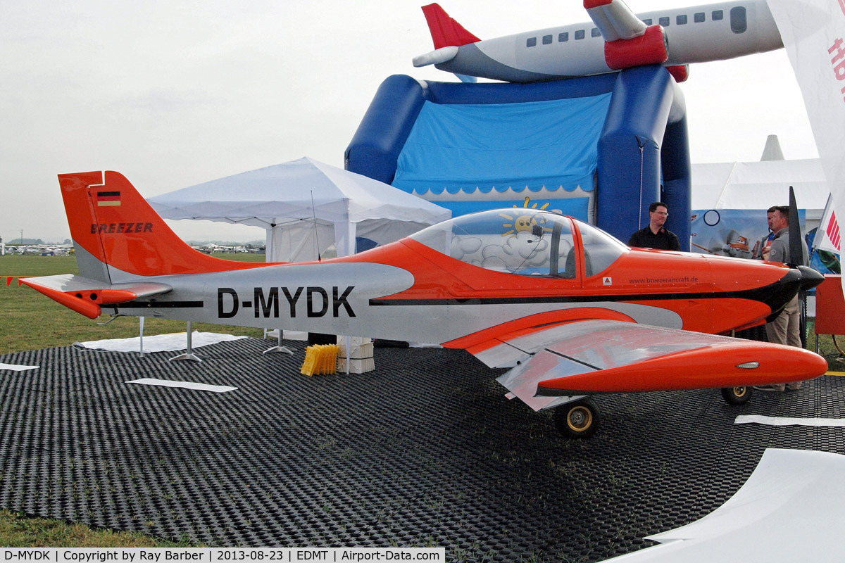 D-MYDK, Aerostyle Breezer C/N UL-108, Aerostyle Breezer [UL-108] Tannheim~D 23/08/2013